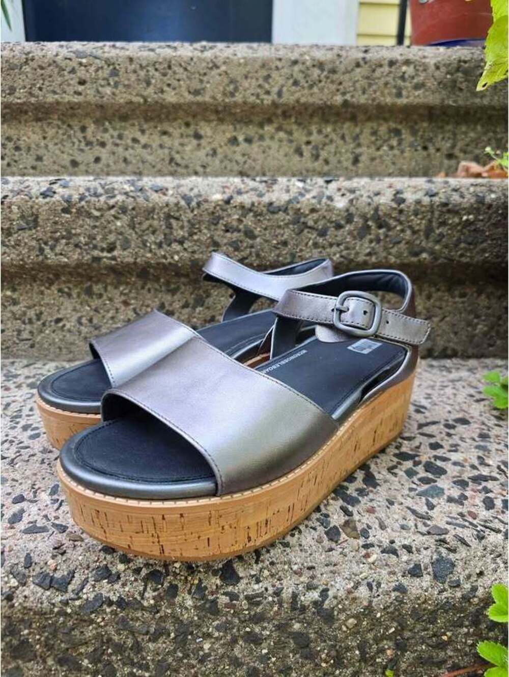 Fitflop Eloise Cork and Leather Sandal